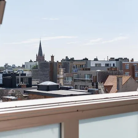Apartmán Penthouse Centrum Met Binnen- En Buitenterras En Gratis Garagebox