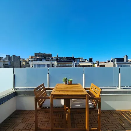 Penthouse Centrum Met Binnen- En Buitenterras En Gratis Garagebox